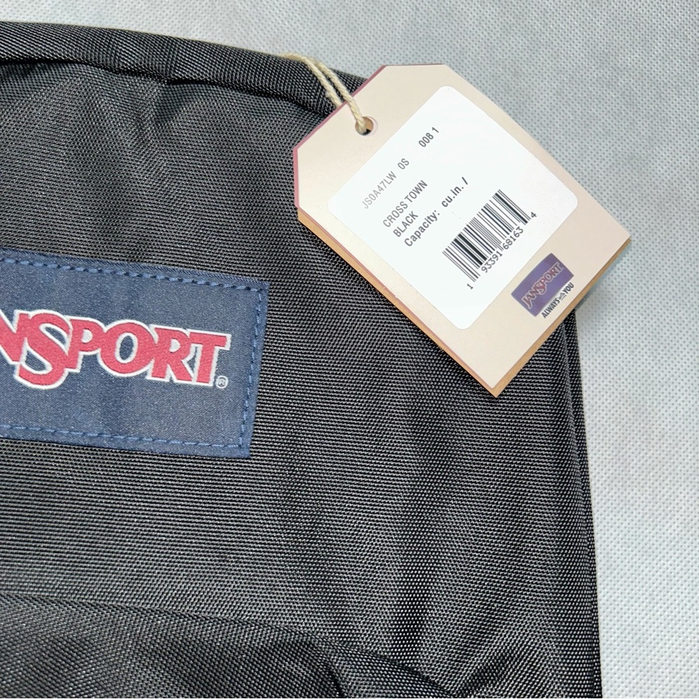 Jansport black cross town back pack NWT - Picture 3 of 4